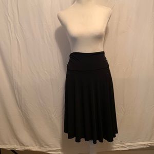 Ladies, black stretch skirt